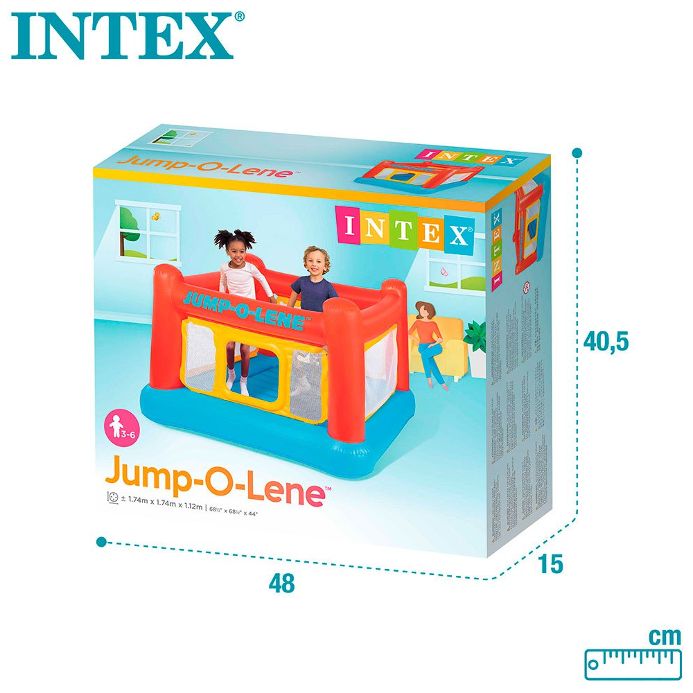 Intex jump-O-lene bouncing castle