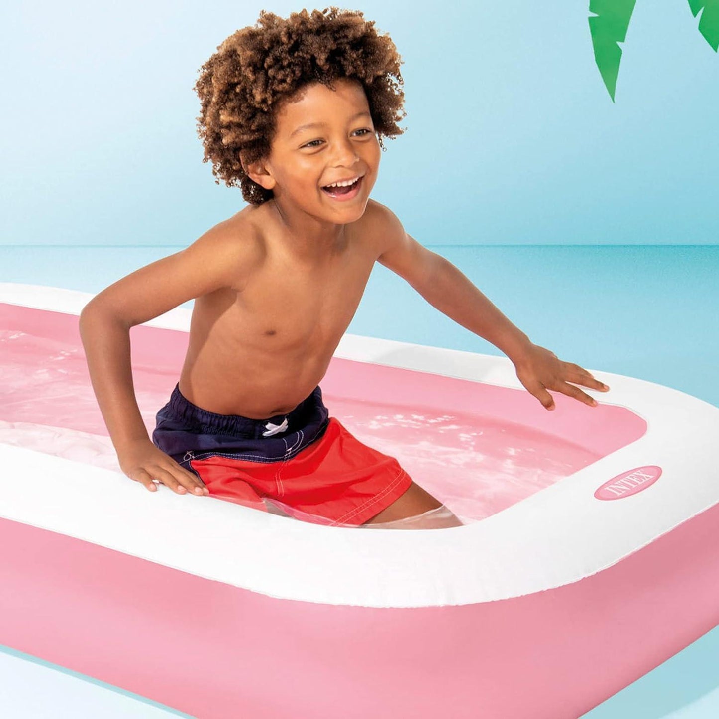 Intex Kids Pool 166x100x25 cm pink