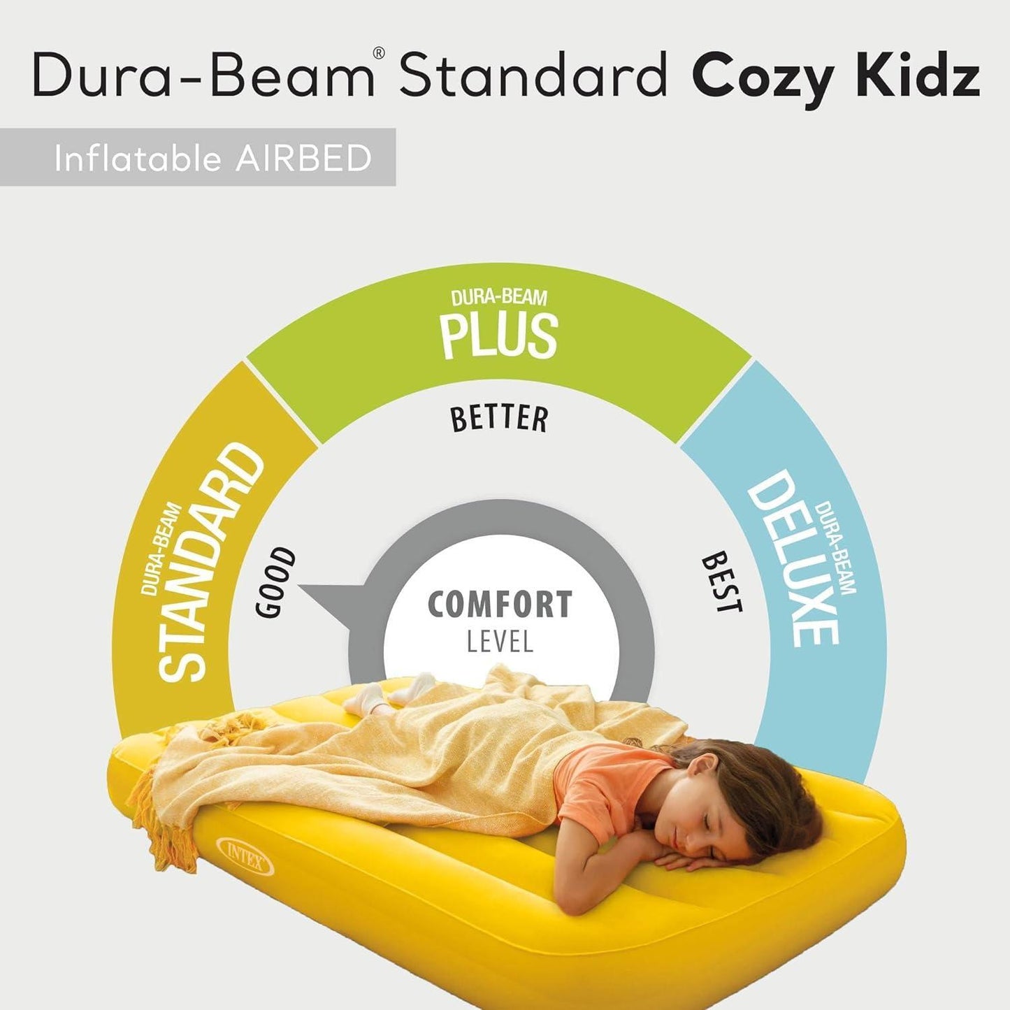 AIRBED COZY KIDS pink colour
