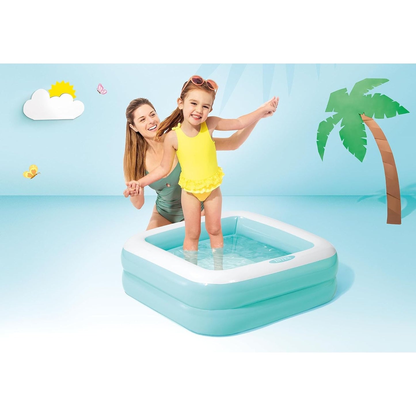 Intex Playbox 86x86x25 cm Blue