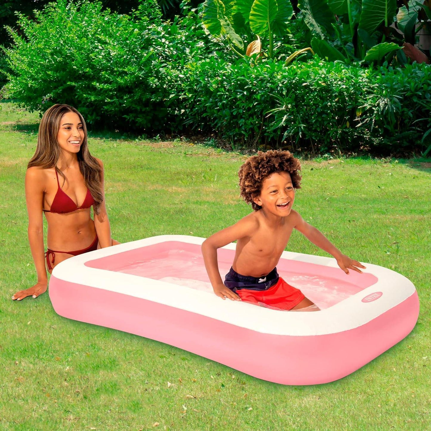 Intex Kids Pool 166x100x25 cm pink
