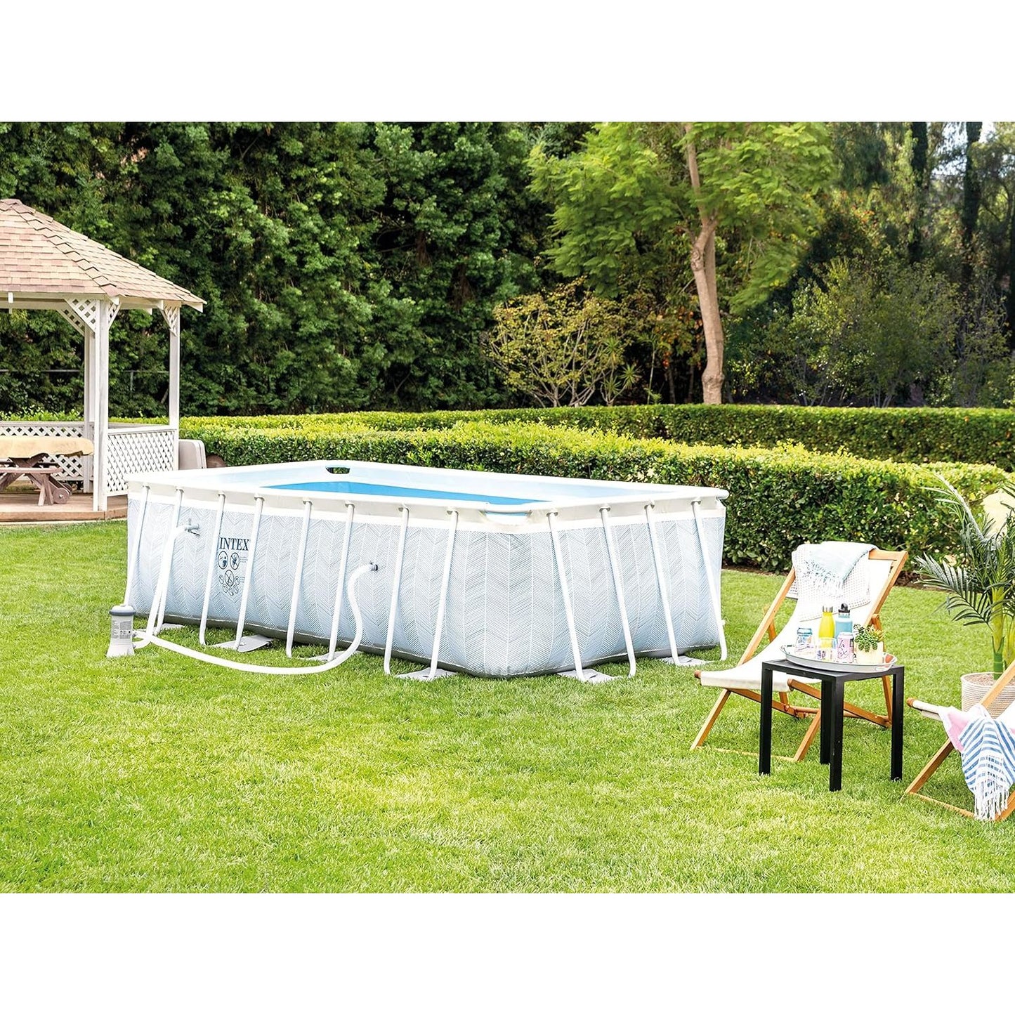 Intex Chevron Frame Pool Prism 400x200x100 cm