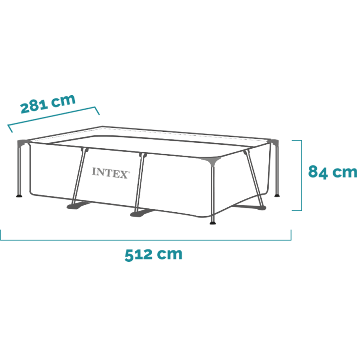 Intex Frame Pool Family 450x220x84 cm