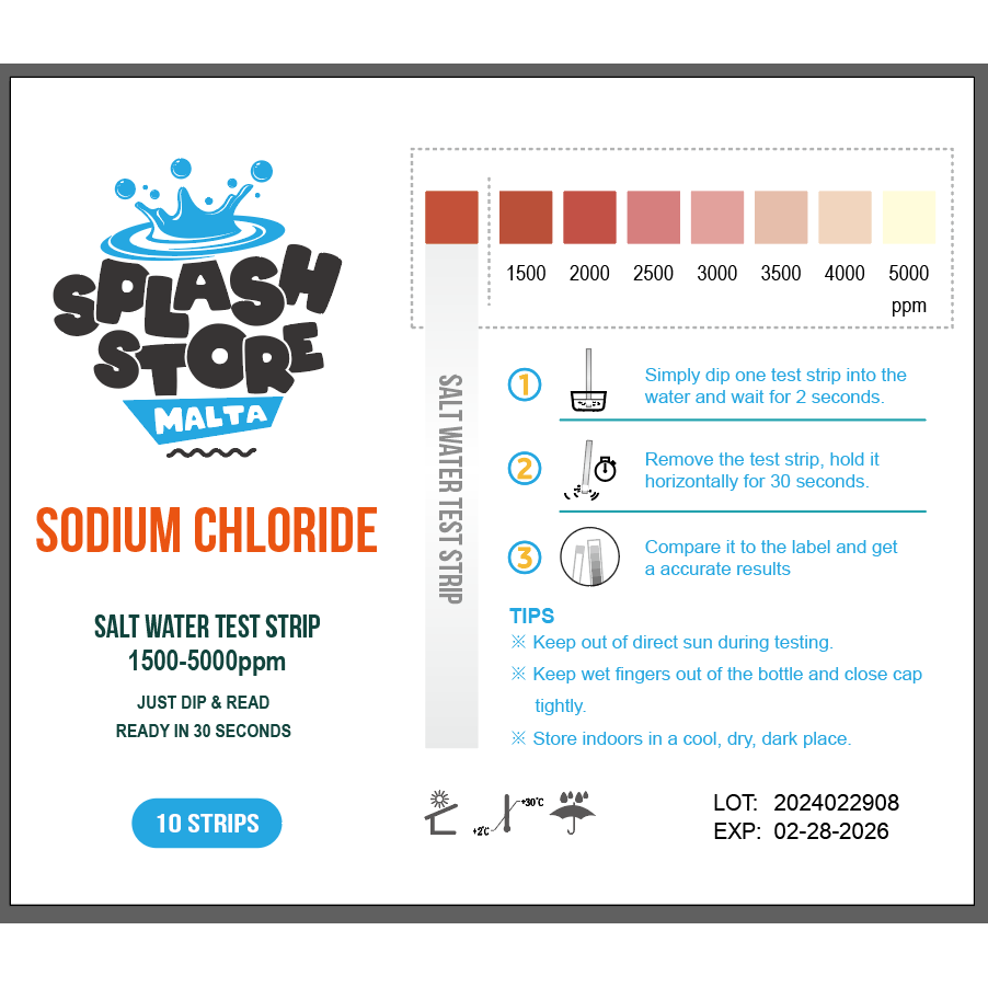 Salt Test Strips