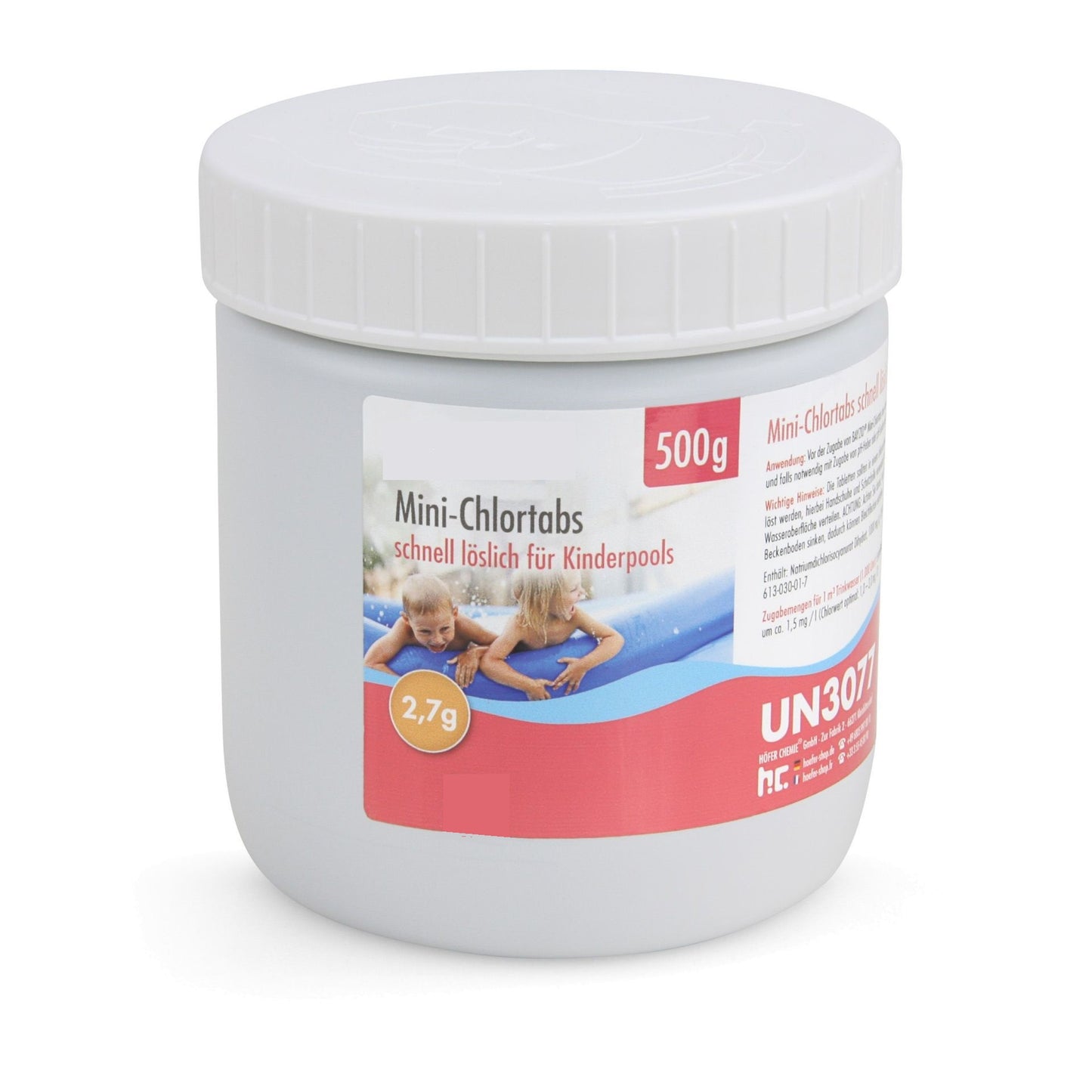 Quick / fast action chlorine tablets