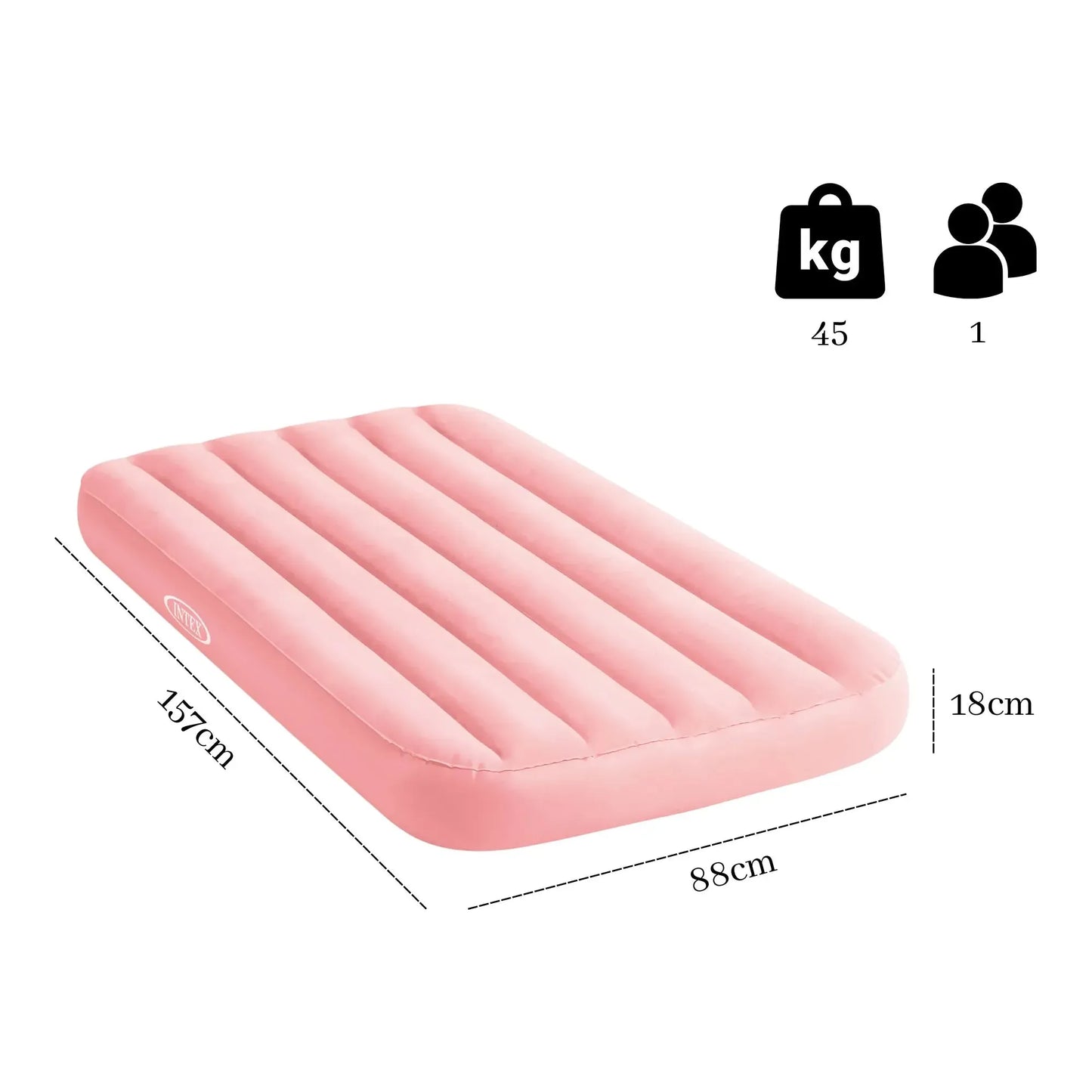AIRBED COZY KIDS pink colour