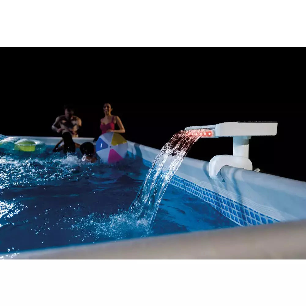 Multi-color led waterfall cascade