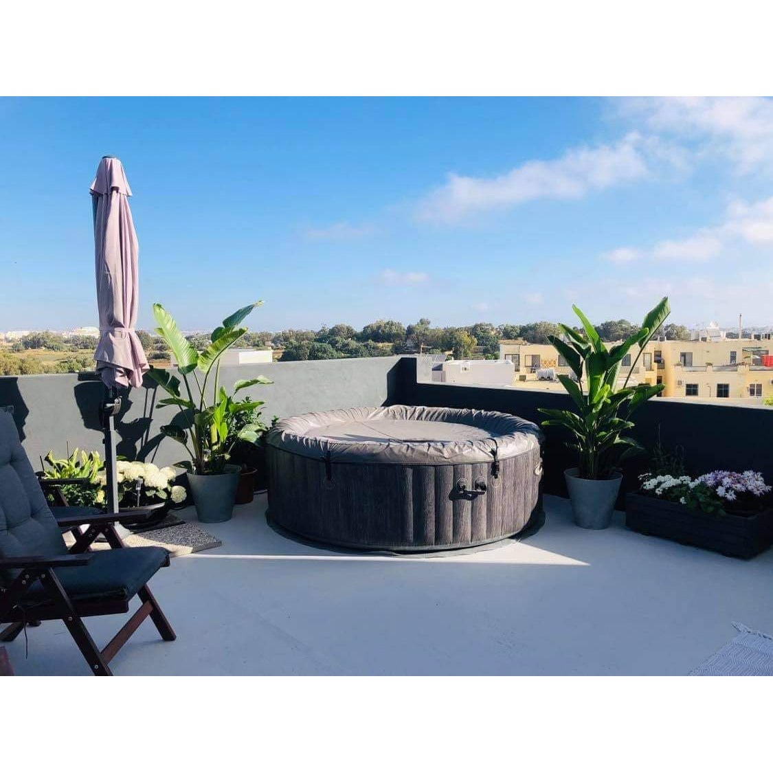 Intex Greywood Deluxe Hot Tub - 6 person