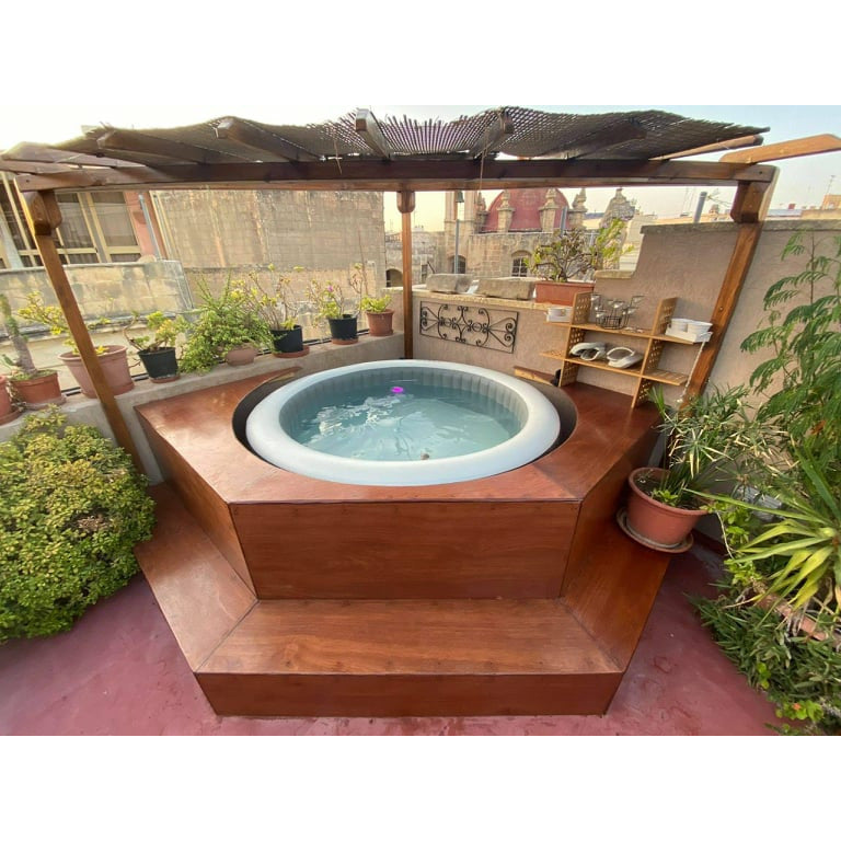 Intex Greywood Deluxe Hot Tub - 4 person