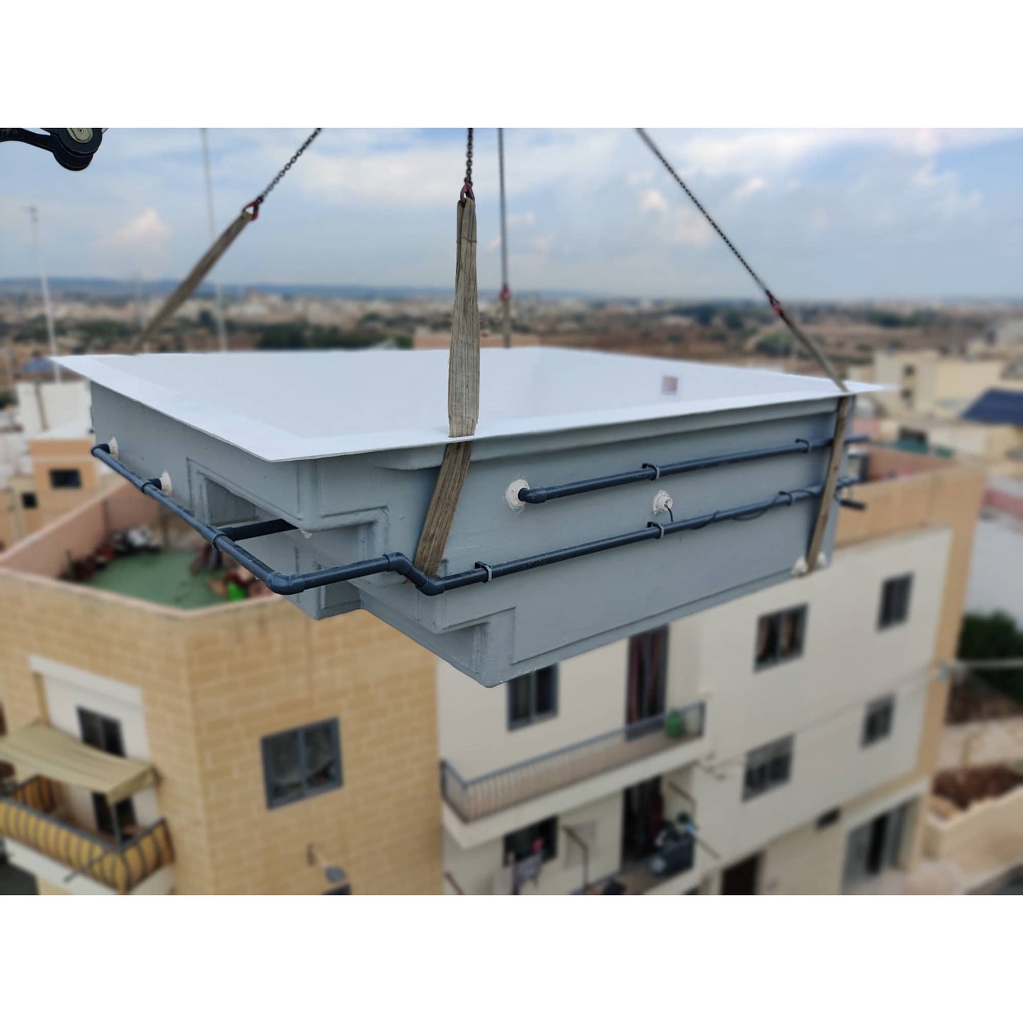 Fibreglass precast pools