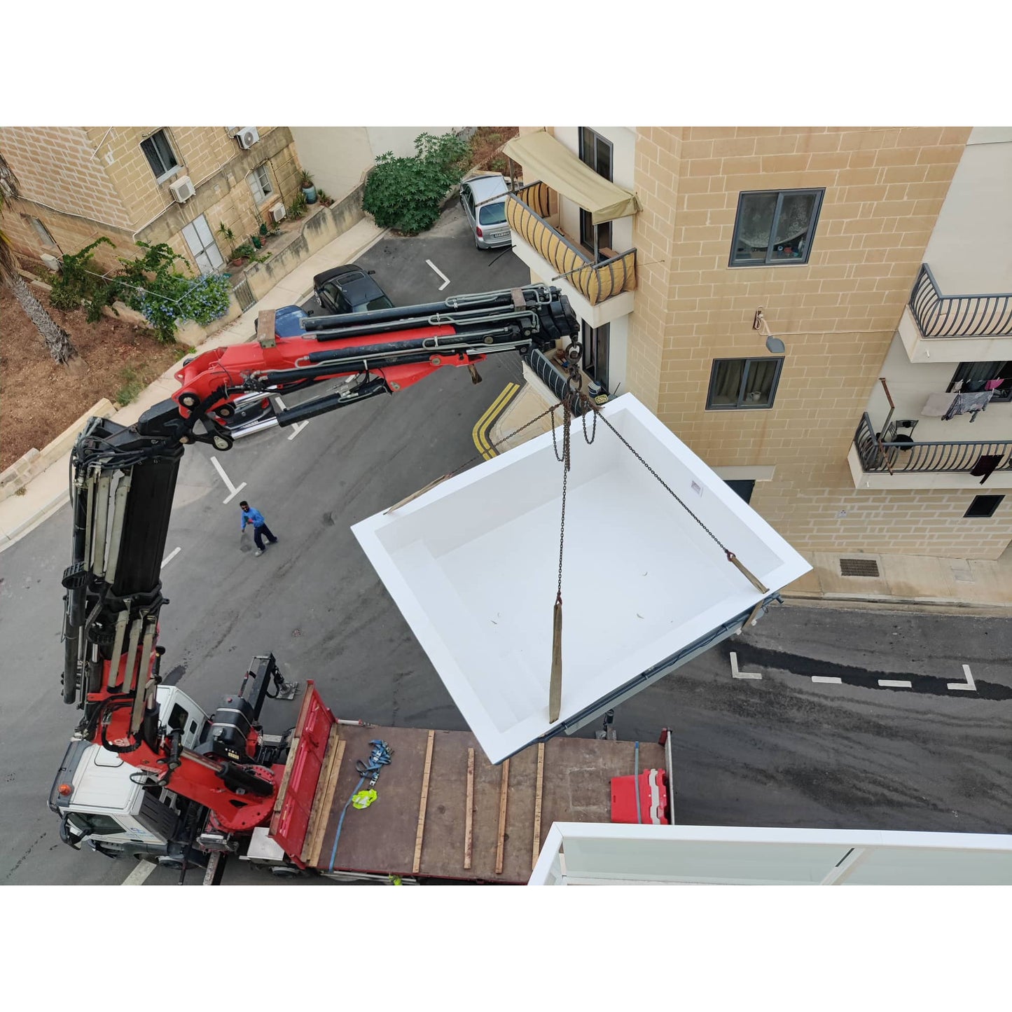Fibreglass precast pools