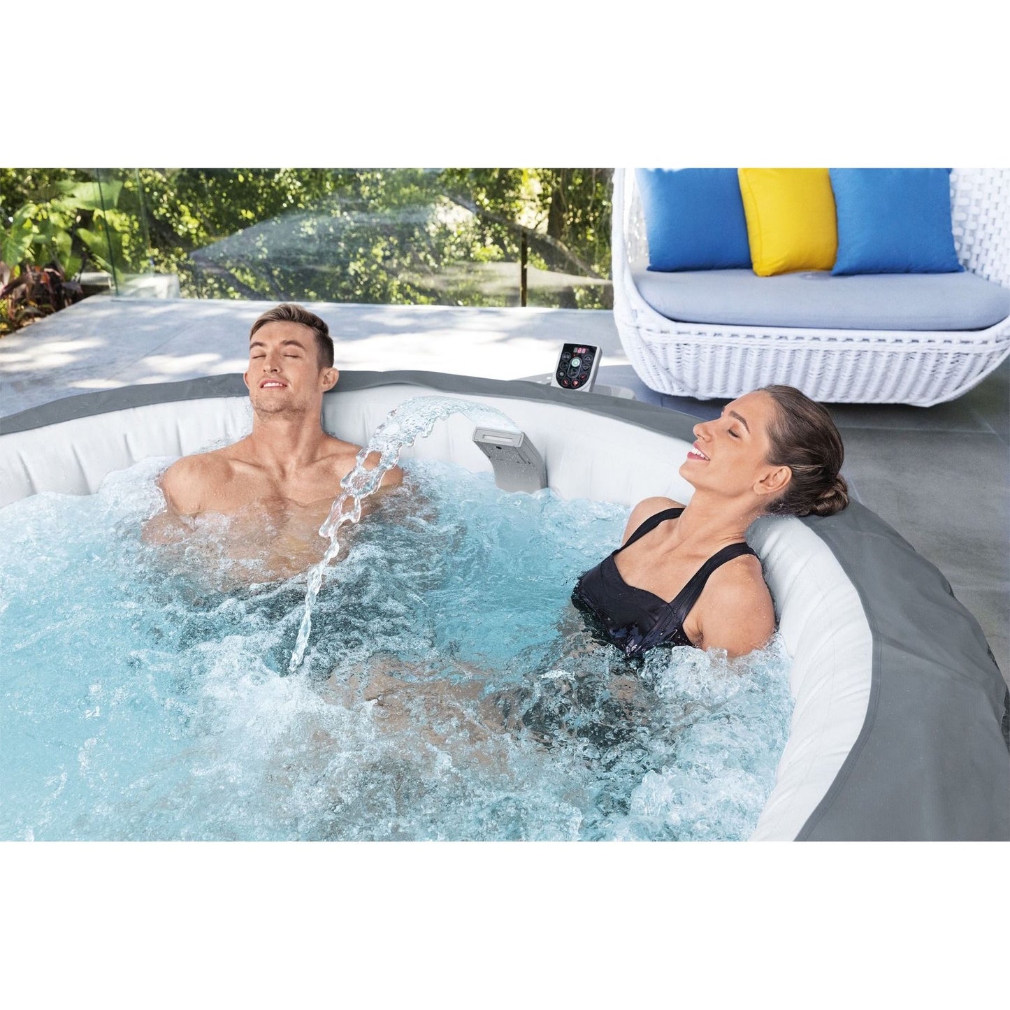 Lay-Z-Spa waterfall