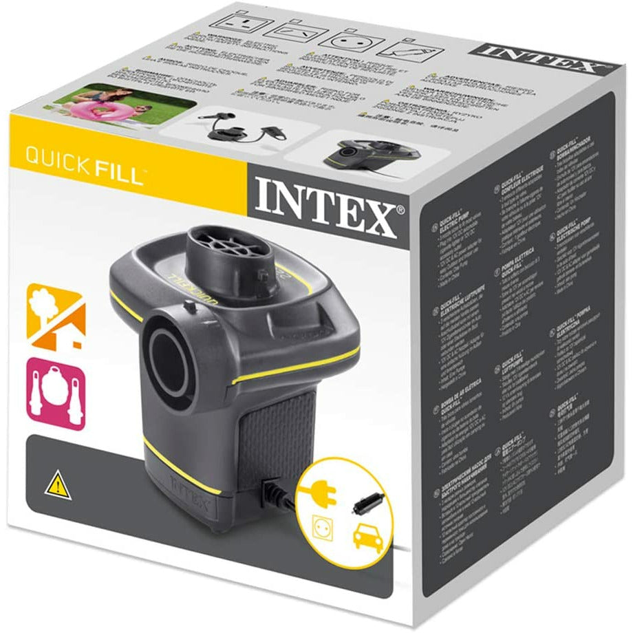Intex 230 volt quick-fill AC or 12v DC electric air pump
