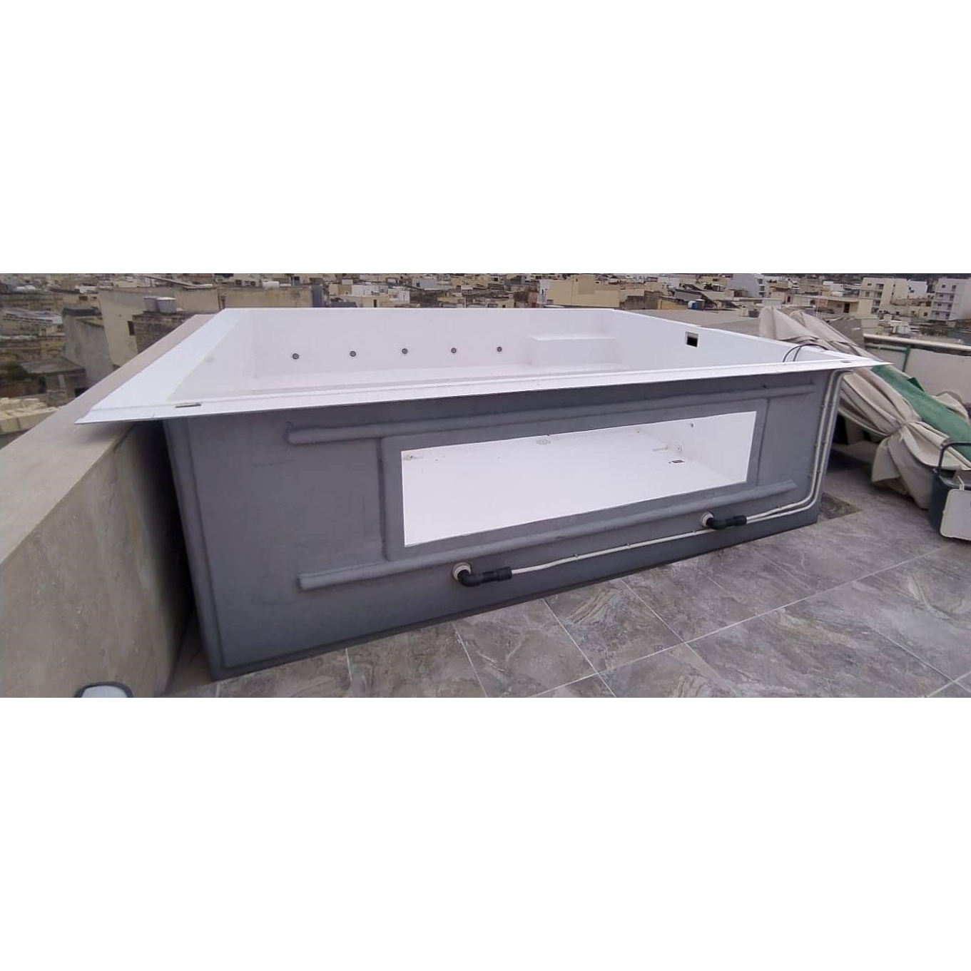 Fibreglass precast pools