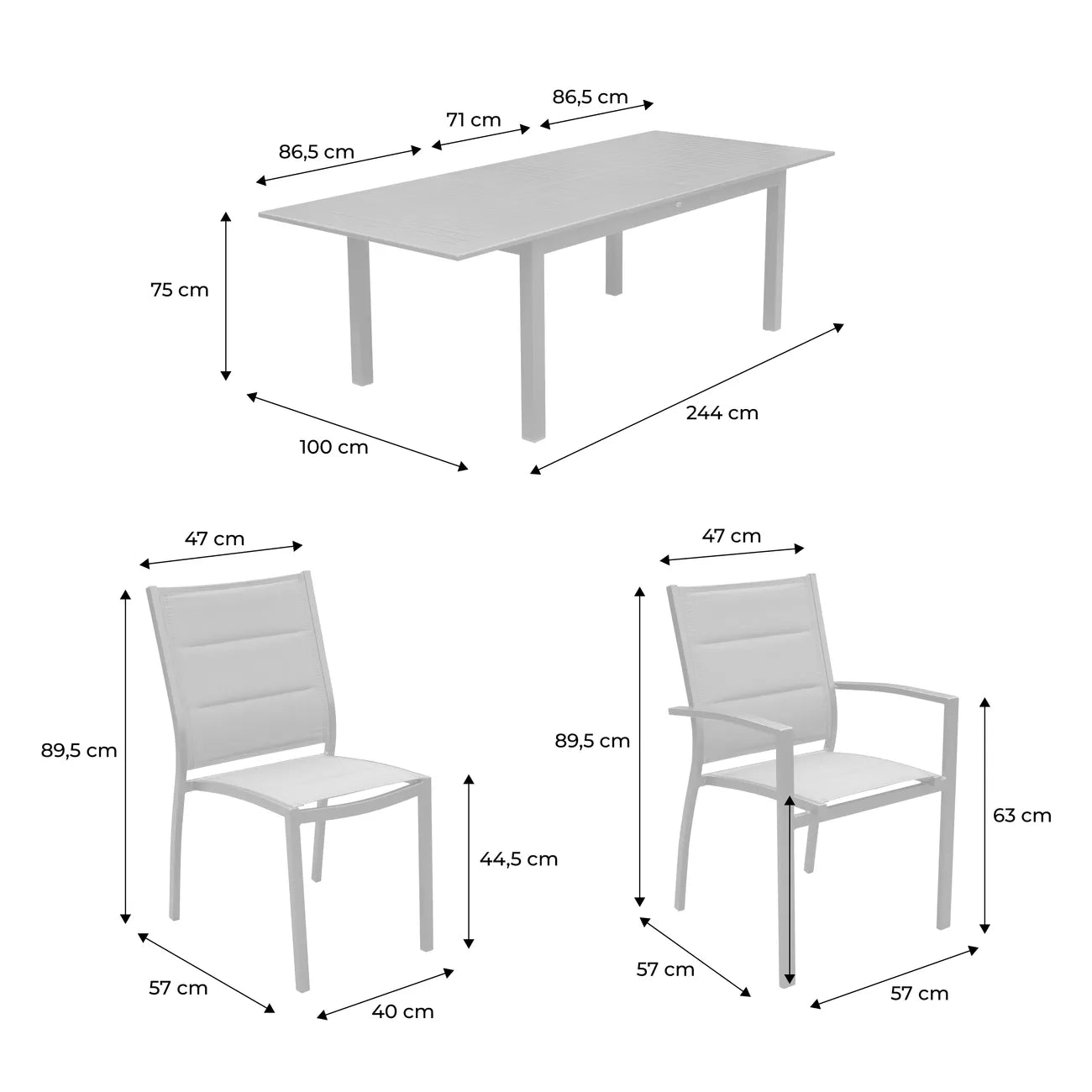 Garden Table Set