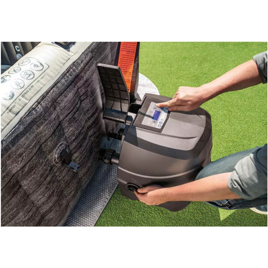 Intex Greystone Deluxe Square Hot Tub - 6 person