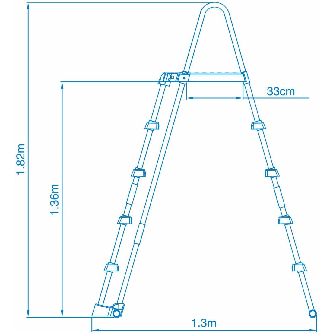 Intex pool ladder 132 cm