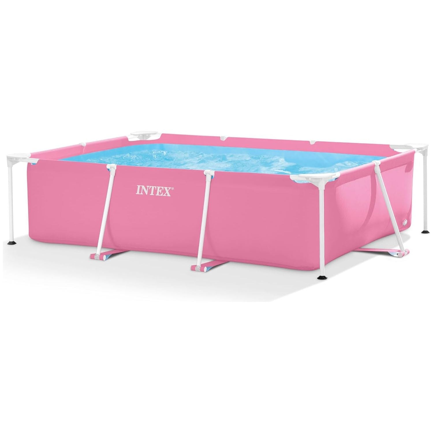 Intex Pink Frame Pool Family 220x150x60 cm – Splash Store Malta