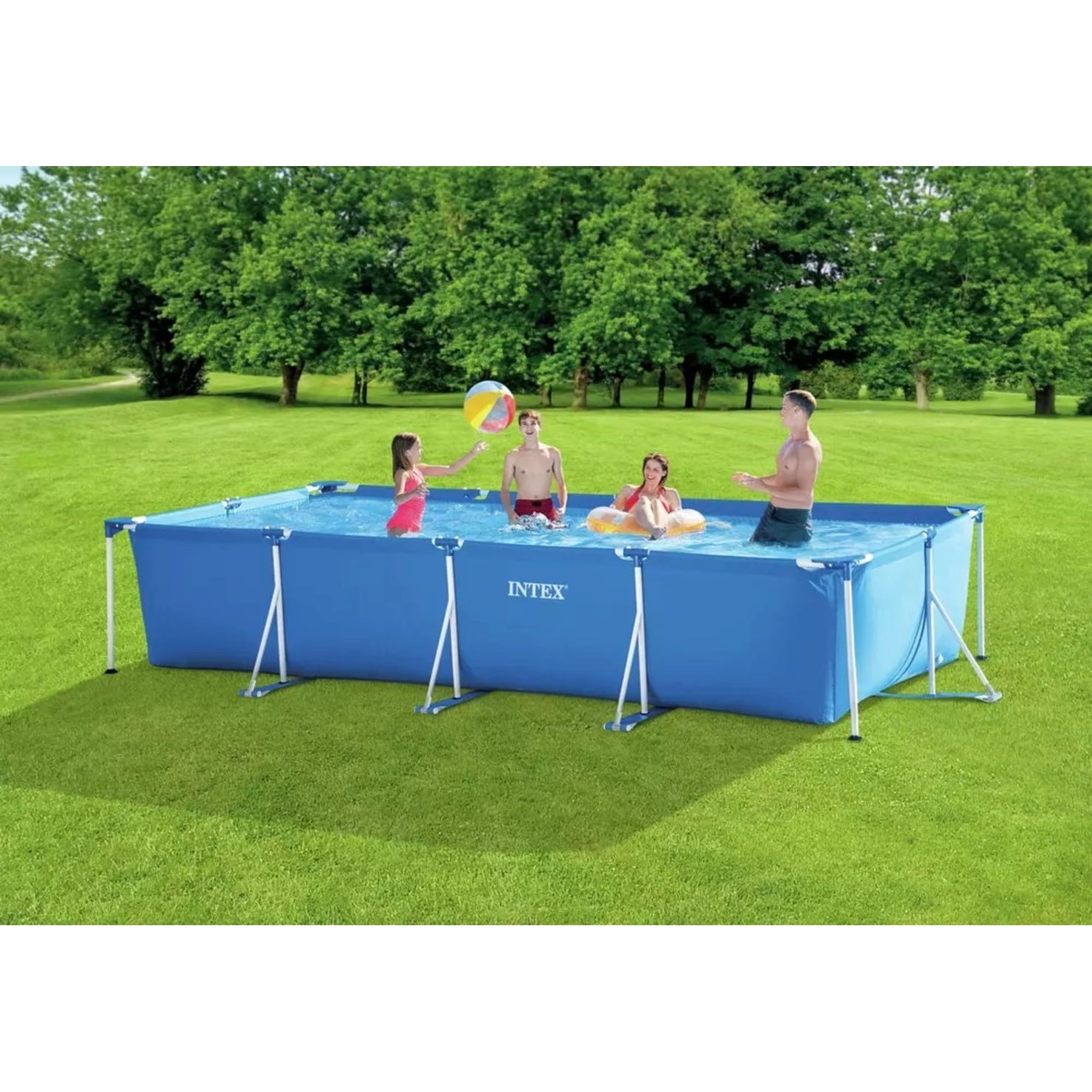 Intex Frame Pool Family 450x220x84 cm – Splash Store Malta