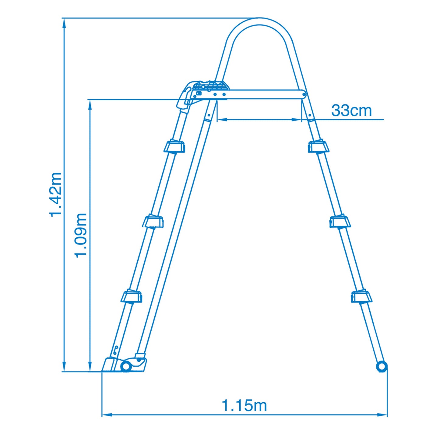 Intex pool ladder 107 cm