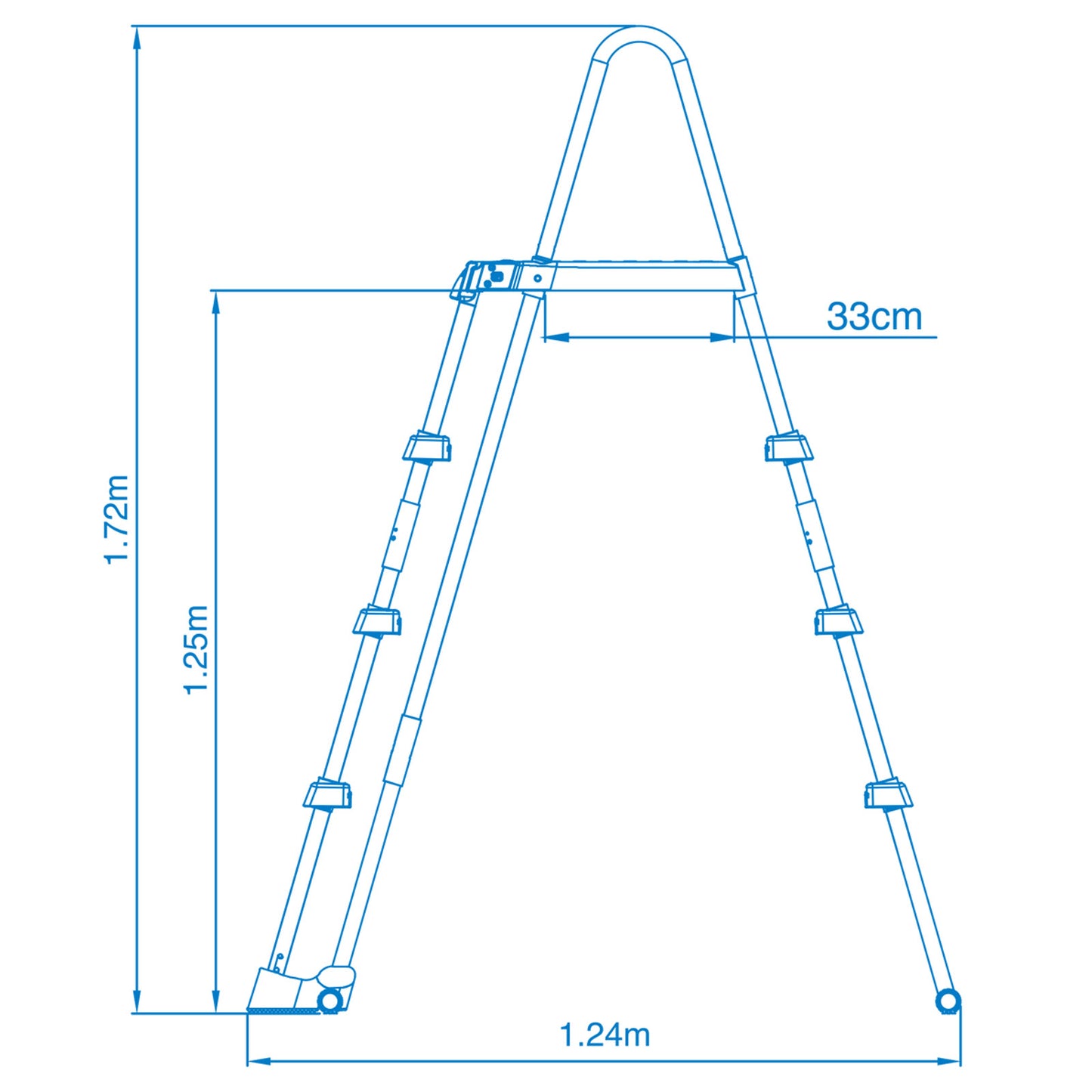 Intex pool ladder 122 cm