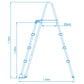 Intex pool ladder 122 cm
