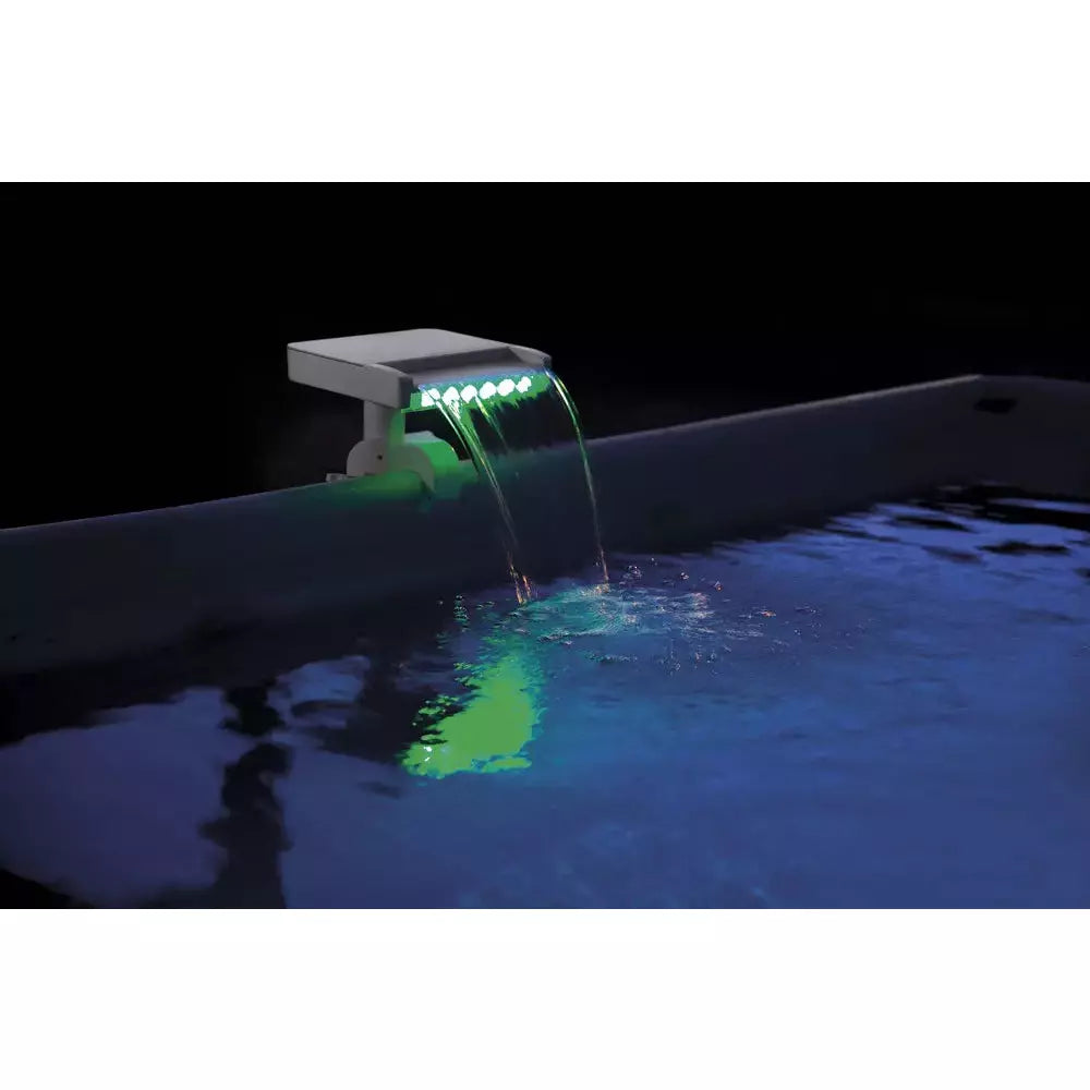 Multi-color led waterfall cascade