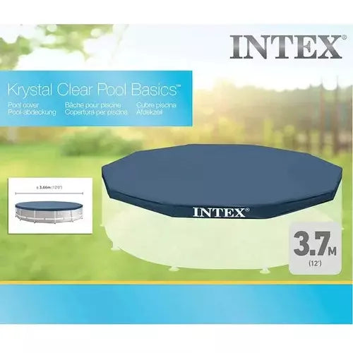Pool Frame Intex Cover Intex Frame pool cover Ø 366 cm – Splash Store Malta
