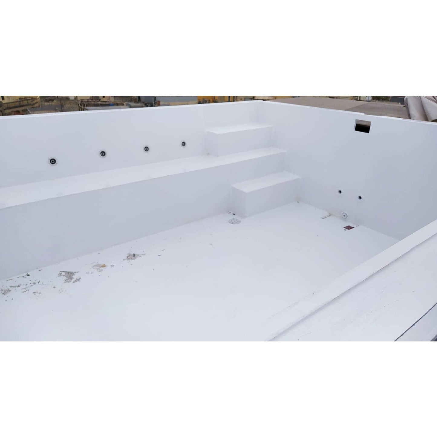 Fibreglass precast pools