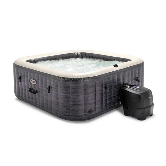 Intex Greystone Deluxe Square Hot Tub - 6 person
