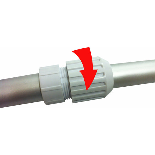 Pool cleaning telescopic rods